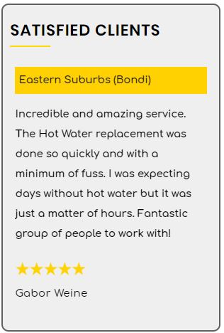 Hot Water System Repairs sydney